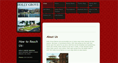 Desktop Screenshot of hollygrovemarina.com